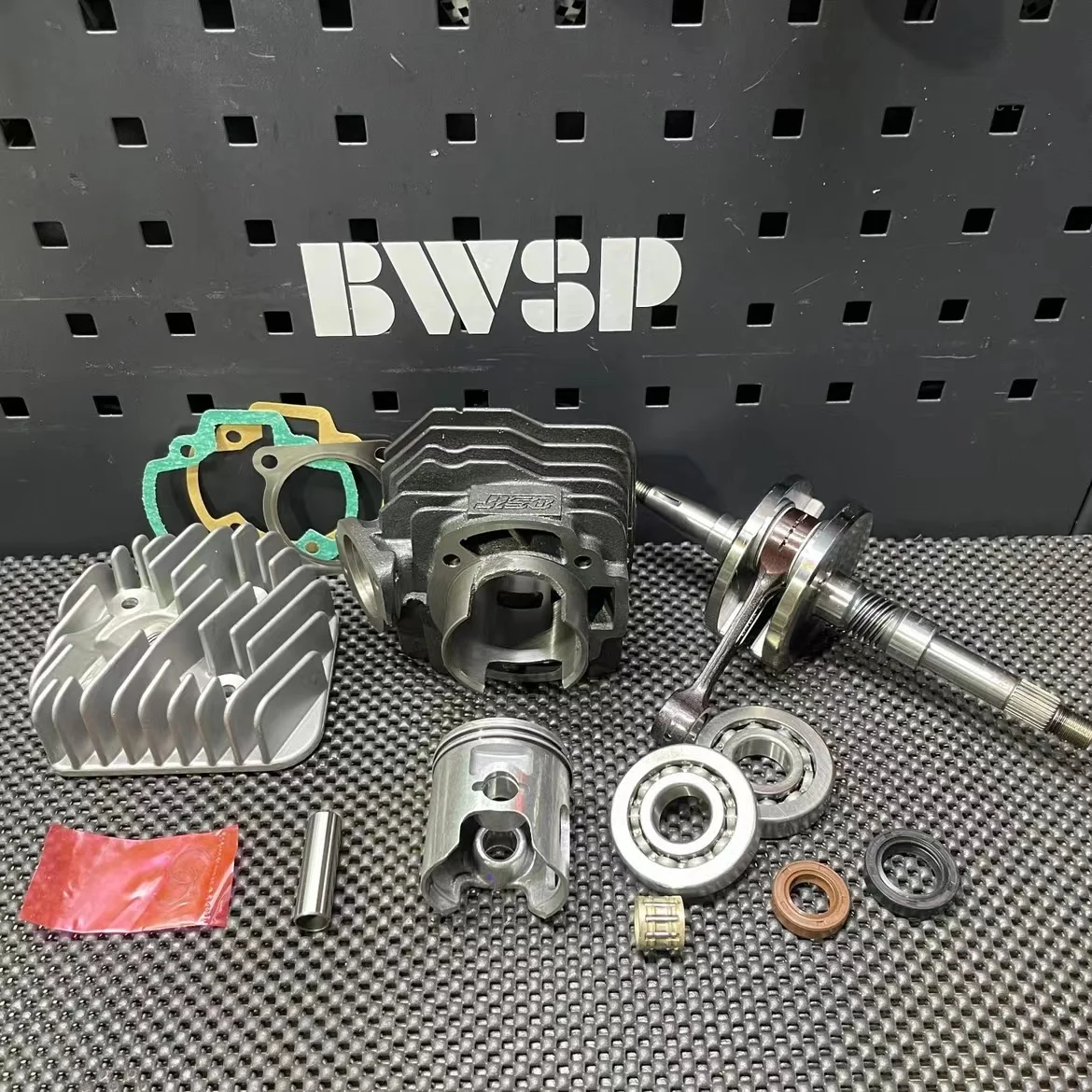 Big Bore Kit 80cc For DIO50 AF18 JISO Forged Cylinder Piston 48mm Long Stroke Crankshaft 43mm BWSP Scooter Engine Parts