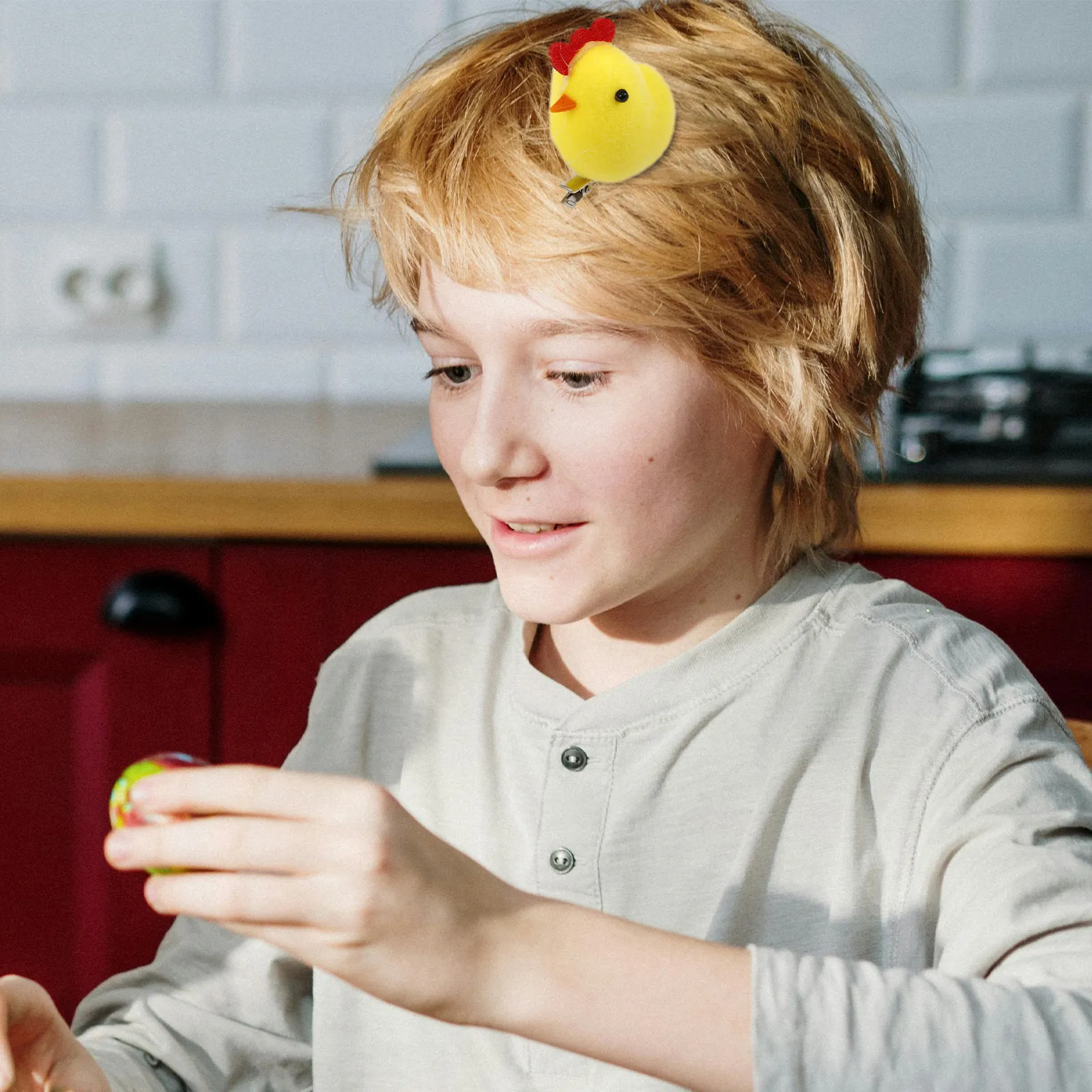 

12Pcs Yellow Chicks Hairpins Easter Hair Clips for Lightweight Lovely Festive Barrettes Party Headdress Decorative