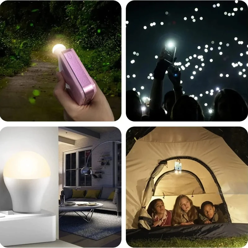 2pcs USB Plug Mini Round LED Lights Eye Protection Night Light Reading for A Laptop Computer Mobile Power Charging Book Lamps