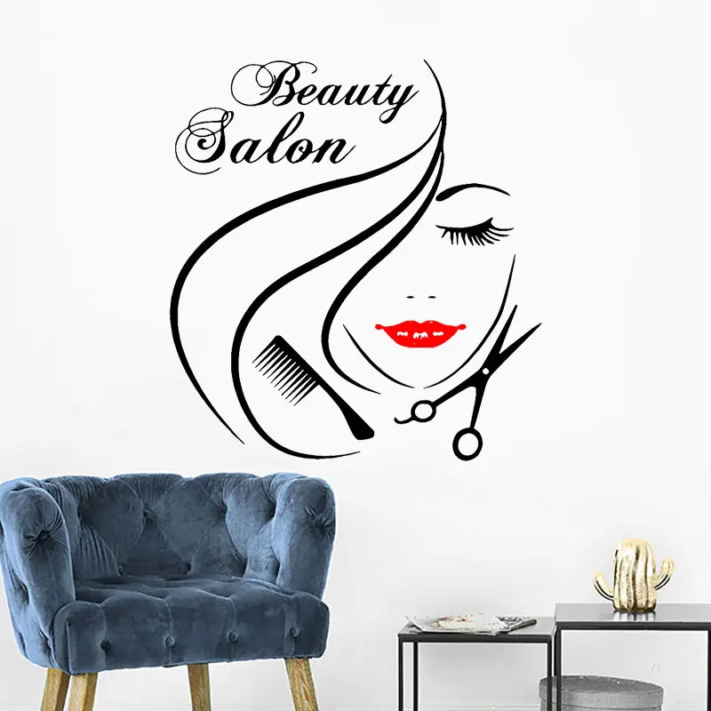 Nail Salon Quote Wall Decal Beauty Spa  Vinyl Wall Sticker Manicure Pedicure Room Decor Self Adhesive Black Wall Art 3A39