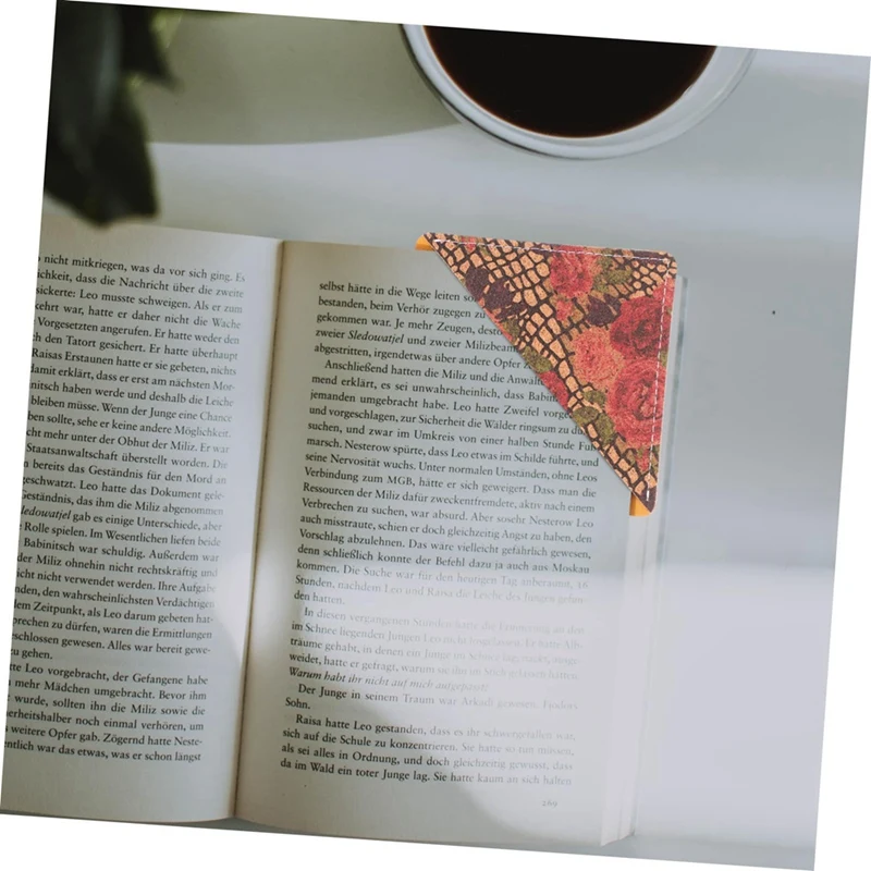 Flower Page Corner Cute Corner Bookmark Flower Corner Bookmark Cute Flower Bookmark Triangle Corner Bookmark