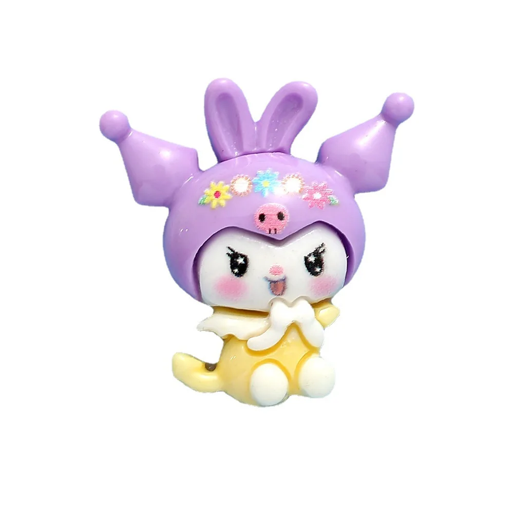 ミニソ サンリオの新作 光沢のある漫画風DIYレジンアクセサリー クリームグルー 携帯電話ケース ヘッドドレス ヘアクリップ 収納ボックス パッチ