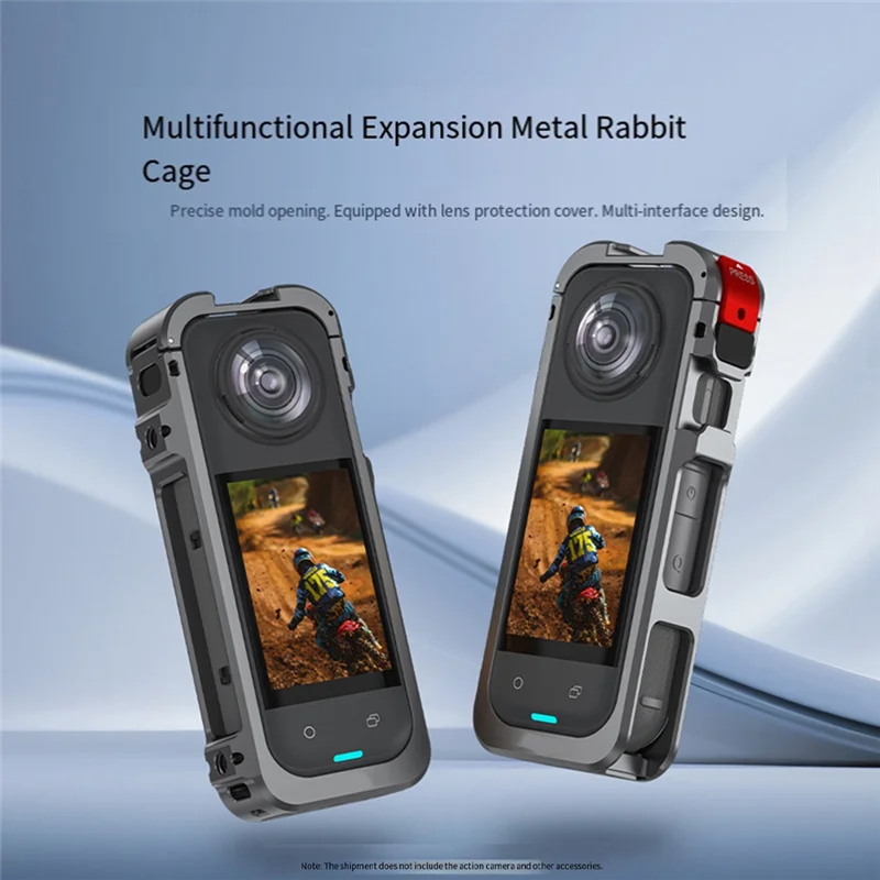 

Ingenious-For Insta360 X5 Metal Frame Sports Camera Bracket Fixed Clip For Horizontal Shooting Of Accessories