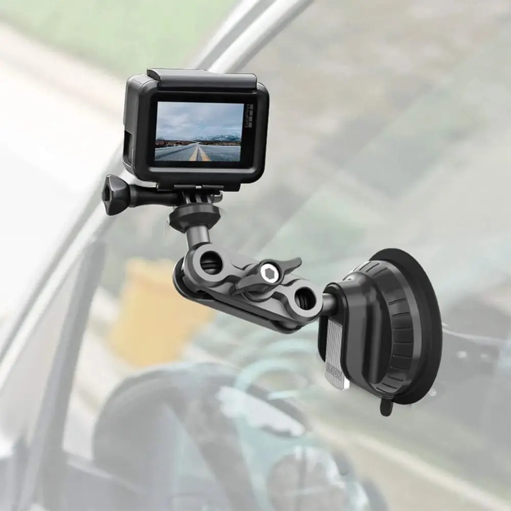 

360° Rotatable Car Suction Cup Mount Windshield Dashboard Holder for Insta360 ONE Panoramic Action Camera Accessories
