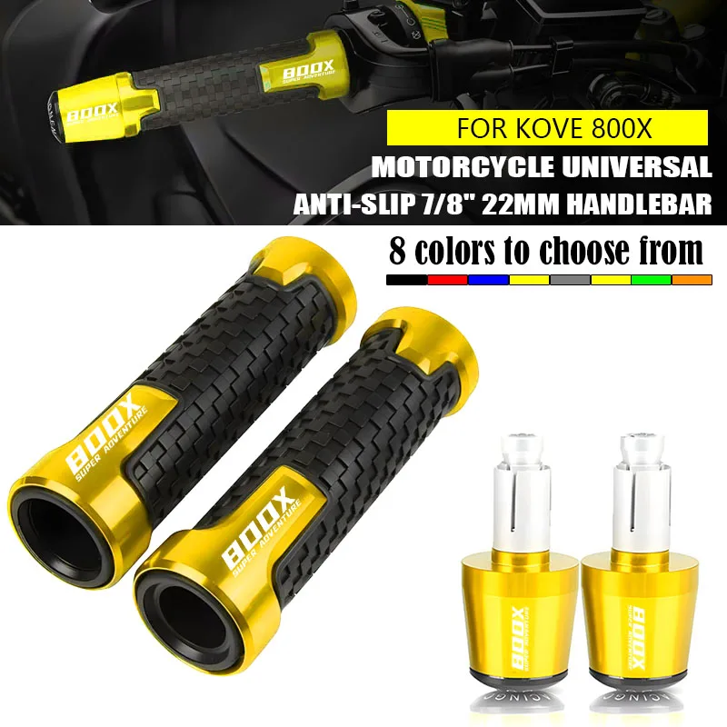

Motorcycle accessories Non Slip handle bar grip ends hand Motorcycle universal For KOVE 800X Pro kove800x