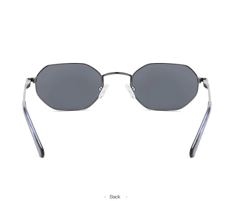 Zenottic retro kleine polygon polarisierte sonnenbrille frauen metall uv400 sonnenbrille männer blend freie uv400 brille treiben brillen – Detail 16