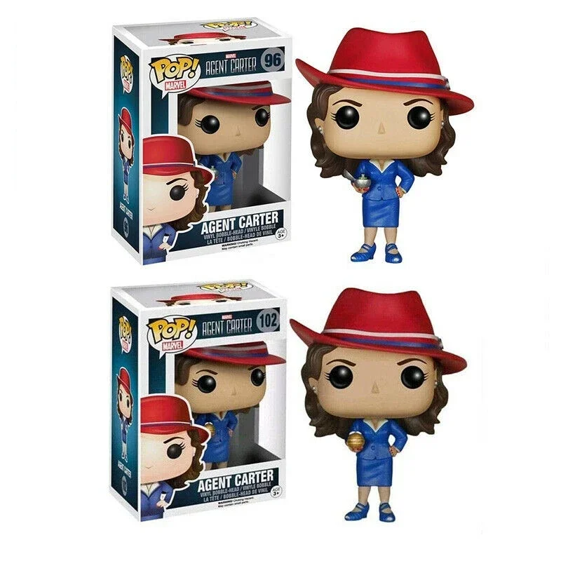 FUNKO POP AGENT CARTER #96 #102 Limited Vinyl Action Figures Toy Collection Model Kids Toys for Children Gifts