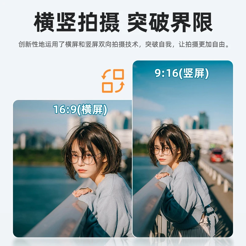 4K Wifi Ultra HD Action Camera Magnetic Body Camera Built-in 64GB Waterproof 360 Rotation Sports Camera for Motor Bike Ski Hunt