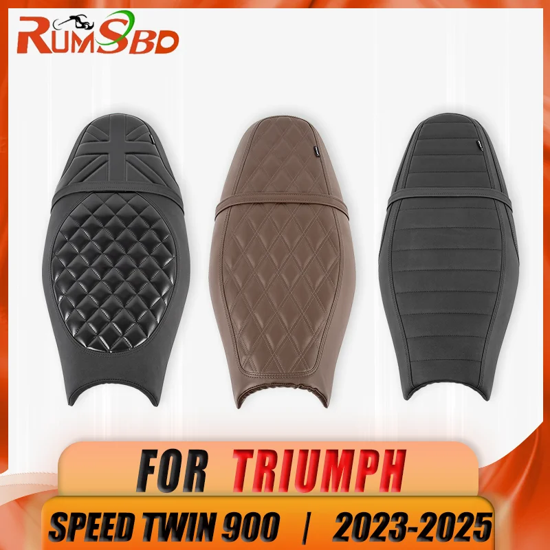 

Motorcycle Seat Cushion Cover Guard Thermal Insulation Dust Case For Triumph Street Twin 2016-2022 Speed Twin 900 2023 2024 2025