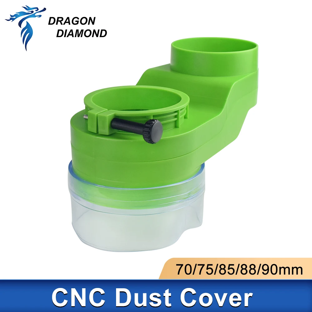 CNC Spindle Dust Cover Collector 70mm 85mm 90mm Vacuum Cleaner CNC Router Engraving Milling Machine Woodworking Power Tools