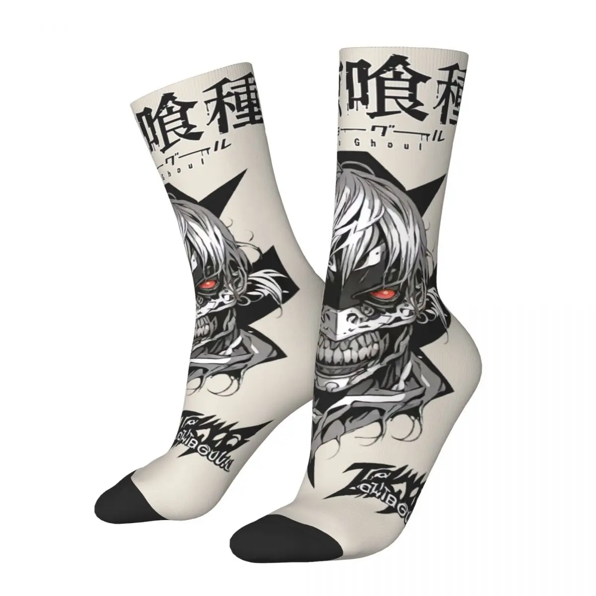 Anime Tokyo Ghoul Men and Women printing Socks,Windproof Applicable throughout the year Dressing Gift