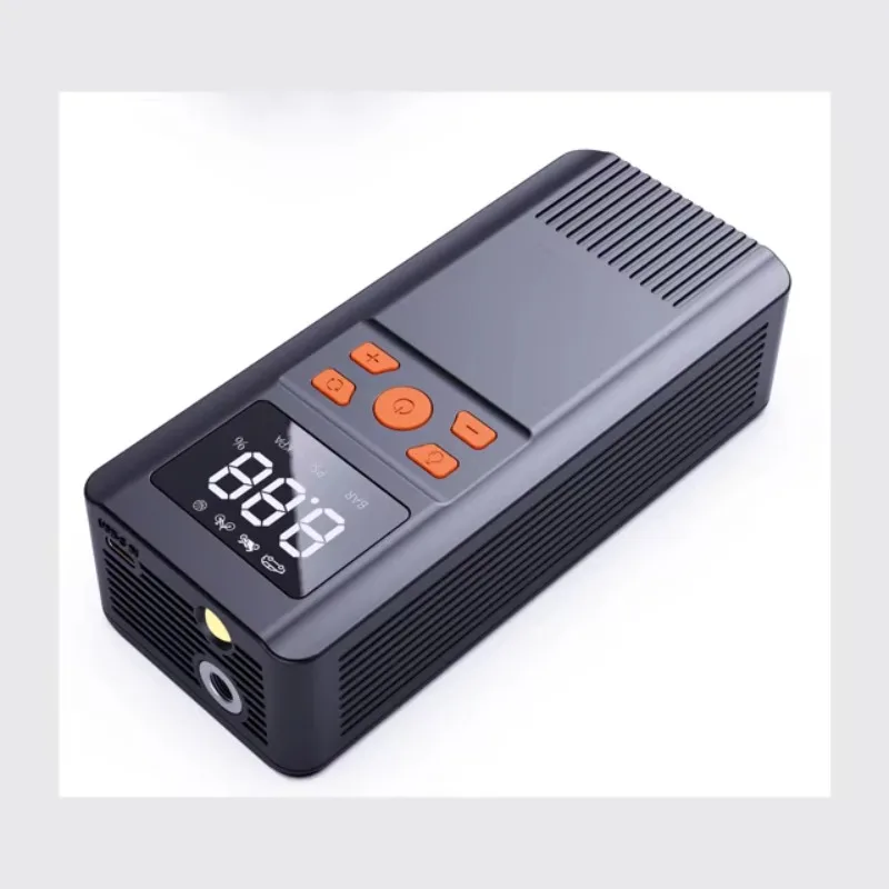 12v 2000a Peak Current Car Jump Starter Car Battery Boost Power Pack Portable Jump Starter with Air Compressor