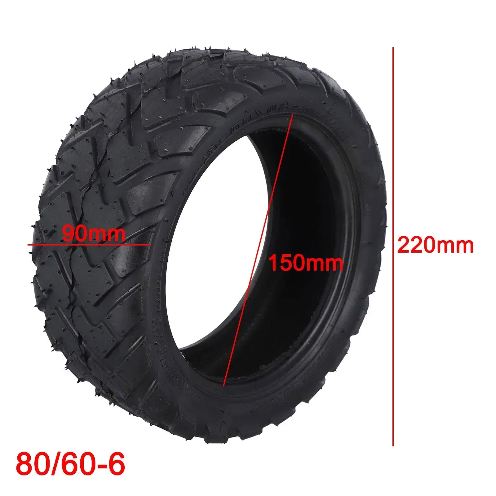 

Thickened Tubeless Tire Skid Scooter Balance Car Practical And Convenient Optimal Size Outer Diameter 220mm Easy Installation