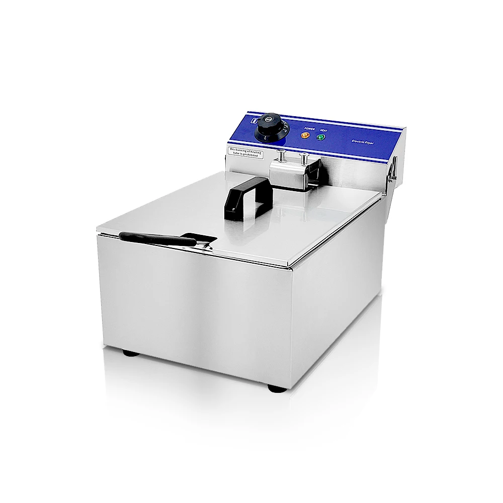 

6L Fryers Cheap Price Single Tank Counter Top Restaurant Equipment Commercial Electric Deep Fryer