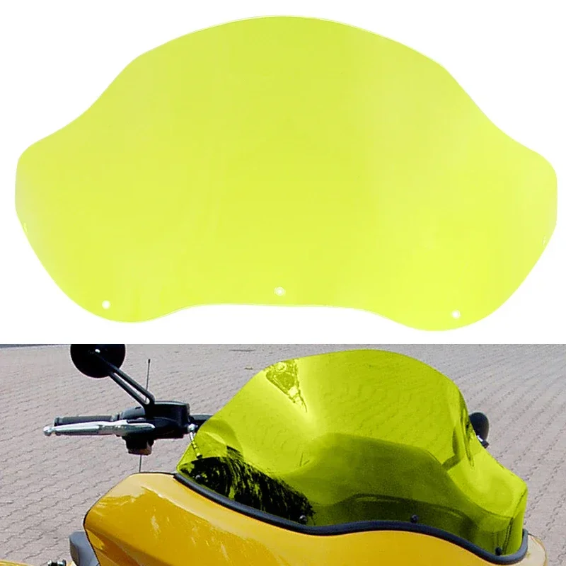 

For Harley Touring Road Glide Ultra FLTRU CVO Custom FLTR 1998-2013 Motorcycle 13" Windshield Accessories Windscreen Case