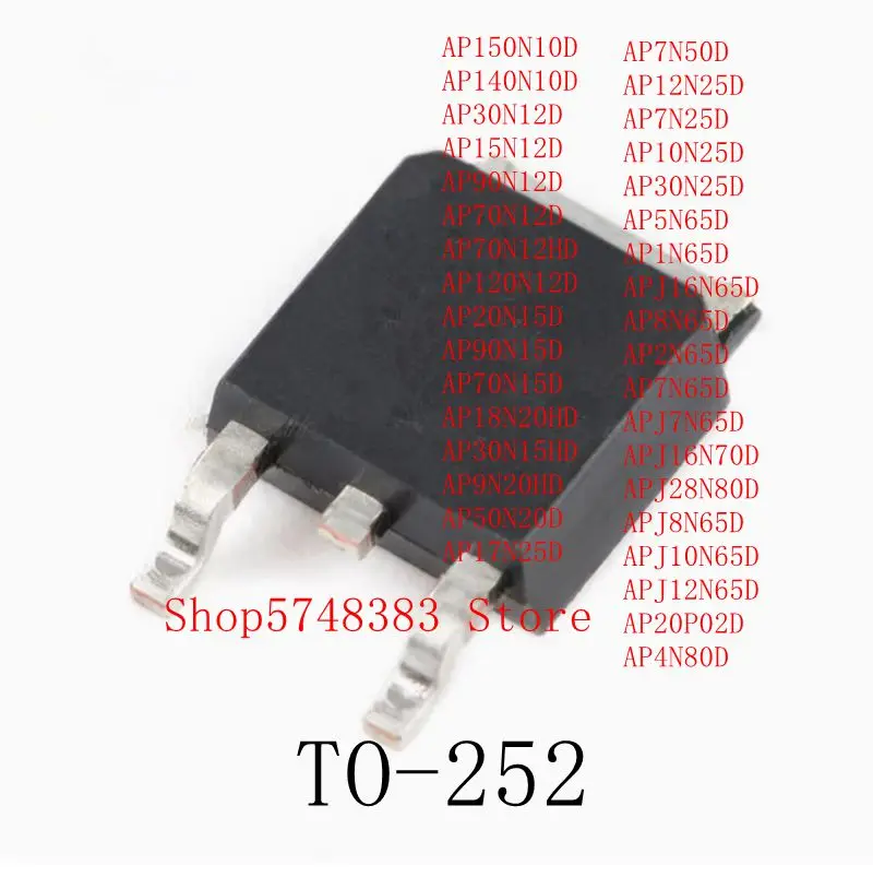 10 шт. AP50N20D AP17N25D AP7N50D AP12N25D AP7N25D AP10N25D AP30N25D AP5N65D AP1N65D APJ16N65D AP8N65D AP2N65D AP7N65D APJ16N70D