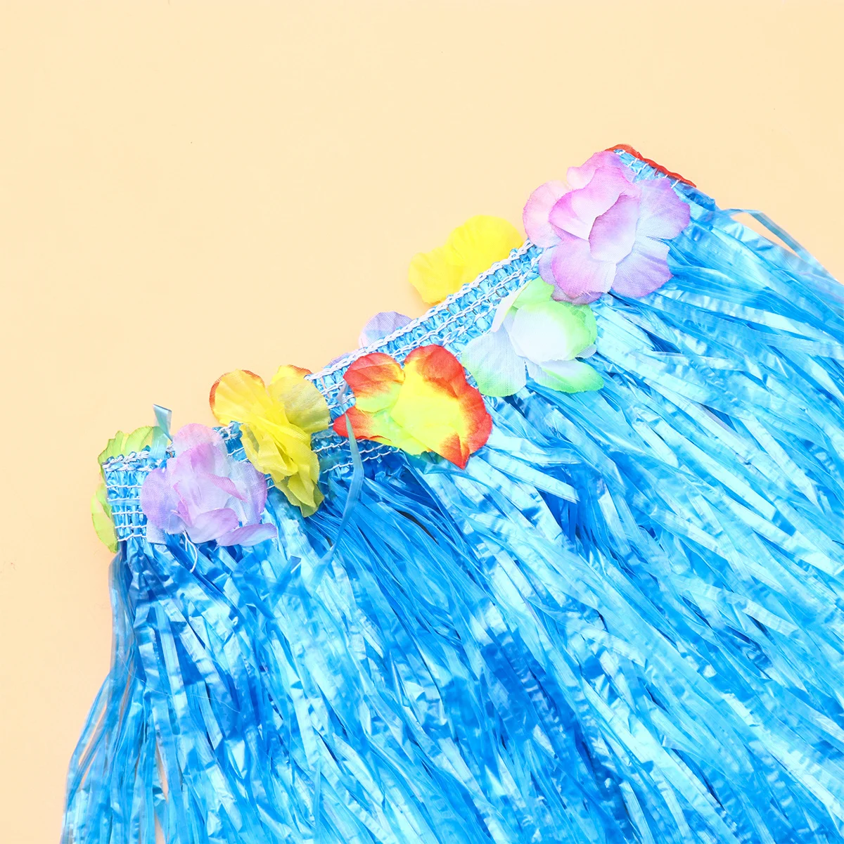 

Kids Hawaiian Hula Skirt Set with Skirt Head Hoop Bracelets Garland for Luau Party Hawaiian Themed Costume Accessories