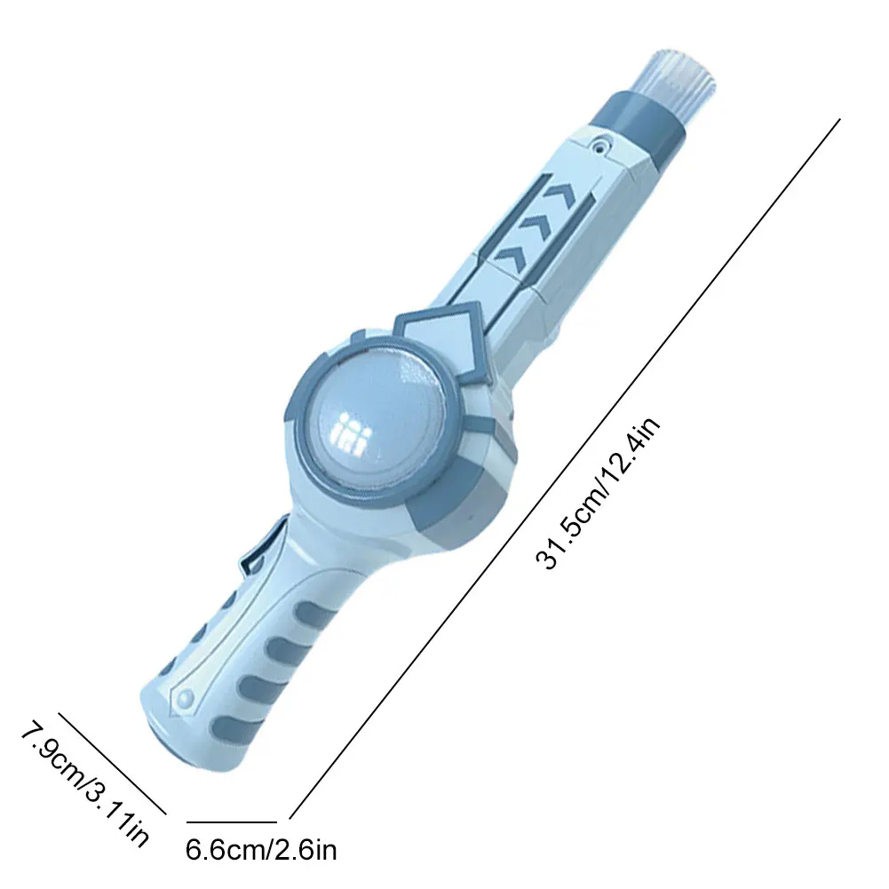 Máquina de bolhas de fumaça elástica, varinha de neblina, soprador automático de bolhas com fumaça mágica para crianças, verão, festa ao ar livre, brinquedos de jardim