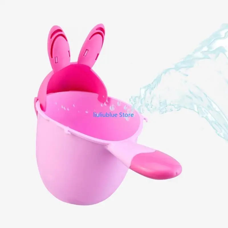 شامبو شطف شلال حمام الطفل، كوب شطف لطيف على شكل رسوم متحركة لغسيل الحمام من أجل Hea 62CF