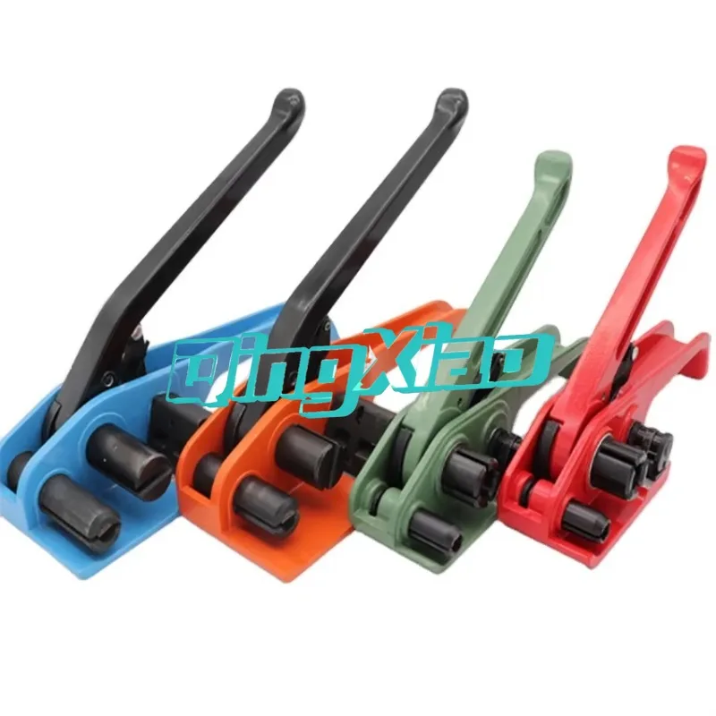Manual Packing Machine Steel Polyester Cord Strap Tensioner Strapping Tool High Efficiency Stable Durable Easy Operate Heavy Use
