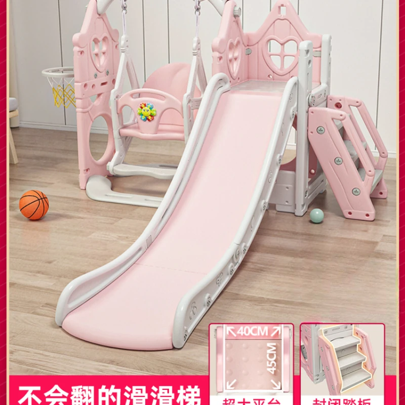 Slide Indoor Home Children 2 to 10 Years Old Swing and Slides 2-in-1 Baby Family Children Small Toys