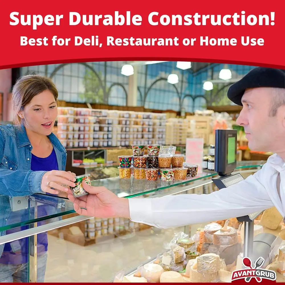 BPA-Free Leakproof 5.5oz Souffle Cups with Lids, 500 Pack, Stackable Containers for Food Sampling, Salad Dressings, and More - I