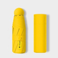 High Quality Mini Capsule Umbrella Ultralight Folding Sun Umbrella Protection Rain Dual Use Parasol Outdoor Summer