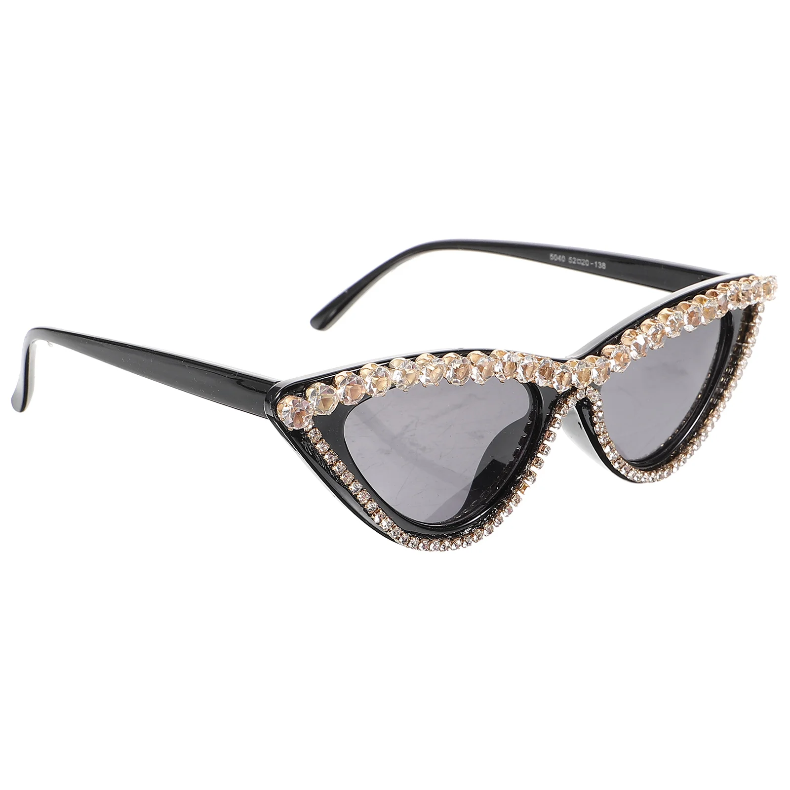 

Rhinestone Cat Eye Sunglasses for Women Trendy Fashion Stylish Large Frame Durable Lightweight Unique Design Beach Party Photo