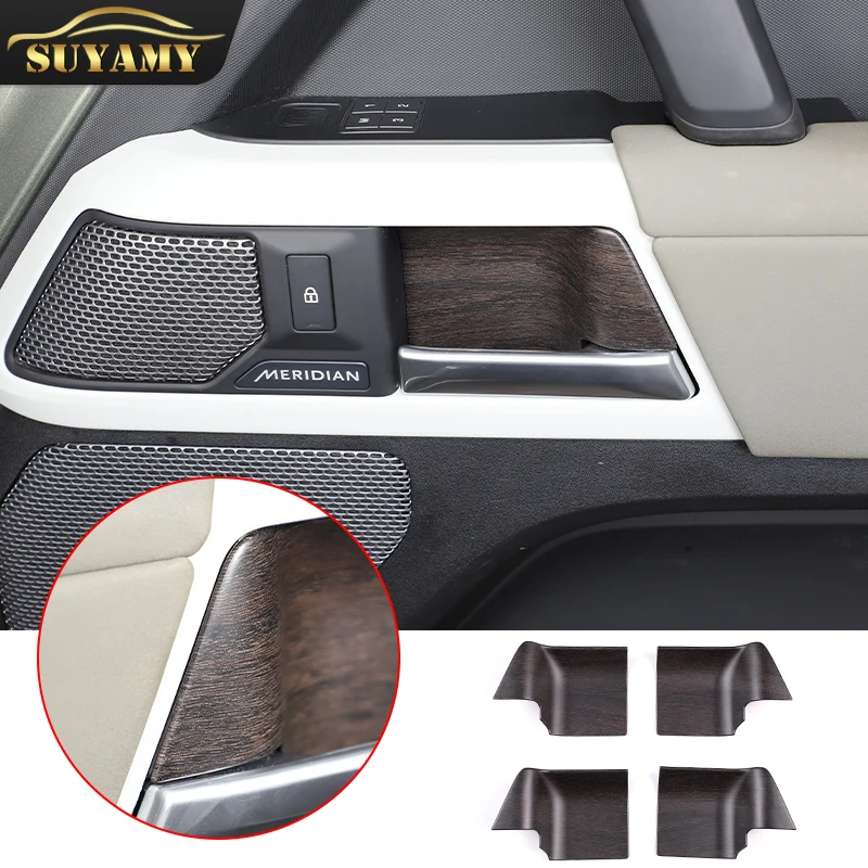 

Car Interior Inner Door Bowl Decoration Cover Door Protection Trim Sticker For Land Rover Defender 90 110 2020-2022 Accessories