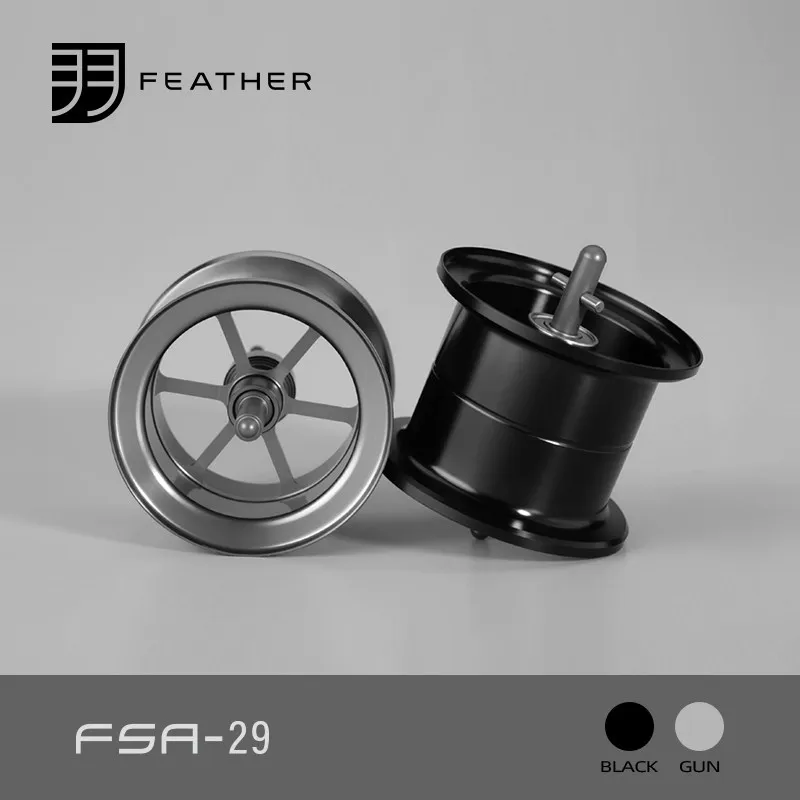 carrete-de-pesca-modificado-feather-para-cqbfs-dk100-eje-corto-ligero-para-linea-de-fluorocarbono-senuelos-ligeros-lanzamiento-desde-1g