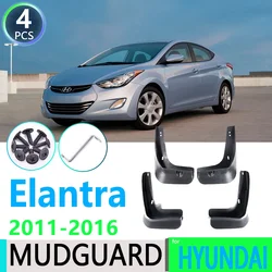 for Hyundai Elantra MD 2011 2012 2013 2014 2015 2016  Fender Mudguard Mud Flaps Guard Splash Flap Car Accessories