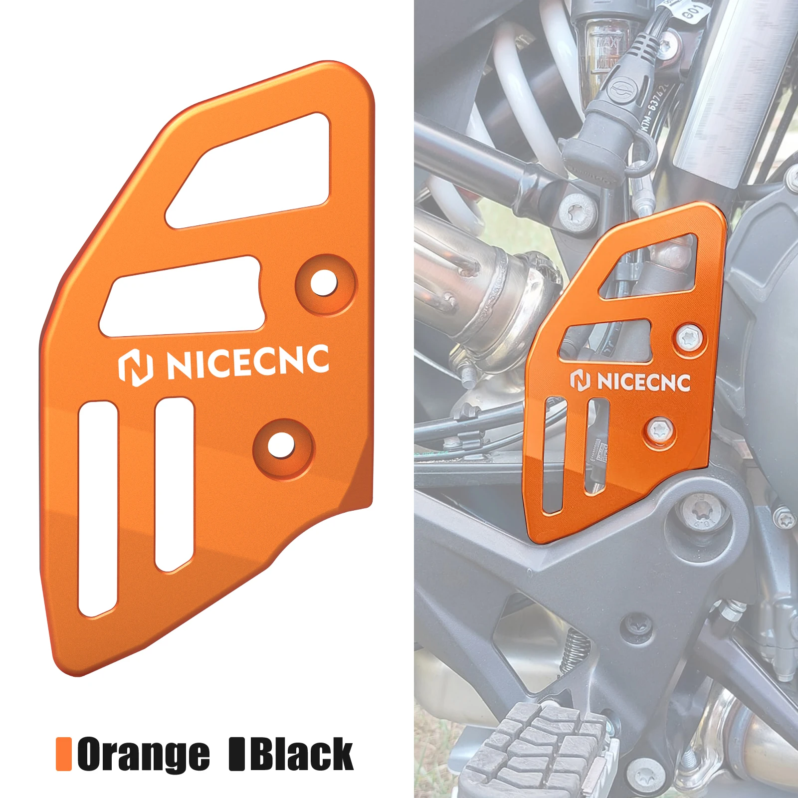 ل 19-2025 KTM 790 Adventure/R 890 Adventure/R الفرامل الخلفية أسطوانة رئيسية الحرس حامي غطاء ل Husqvarna Norden 901 22-25 #1