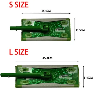 Mikrofaserabsorbierende Mop -Stoff, Schwammersatz, wiederverwendbar, für Swiffer, flach, Haushaltszubehör, grüne Badezimmer geeignet 8 Hauptverkaufsstoffmikrofaser -Mop - №5