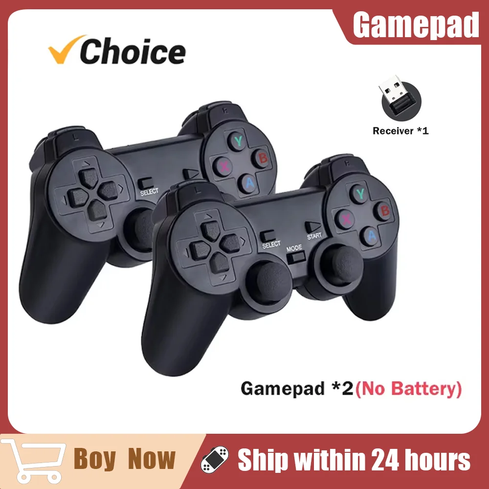 Беспроводной геймпад, 2 шт., 2,4 ГГц для GD10 M8, игровой контроллер, USB-джойстик для ПК, коробка для ПК, Android, ТВ-контроль Беспроводной геймпад, 2 шт., 2,4 ГГц для GD10 M8, игровой контроллер, USB-джойстик для ПК, коробка для ПК, Android, ТВ-контроль