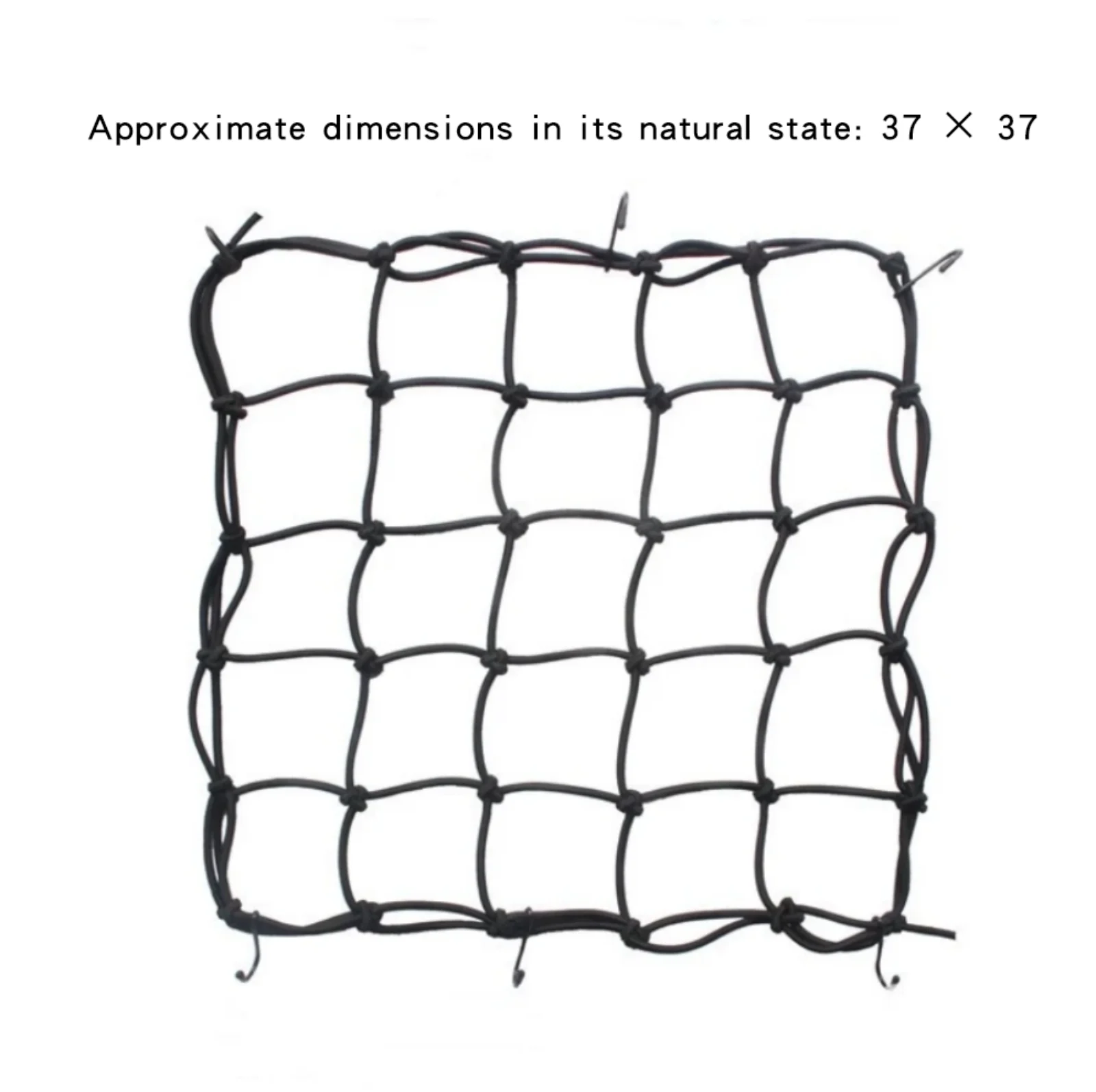 Черная сверхпрочная эластичная банджи-сетка, мотоциклетная сетка для багажа с держателем топливного бака для шлема, мотоаксессуар для хранения шлема