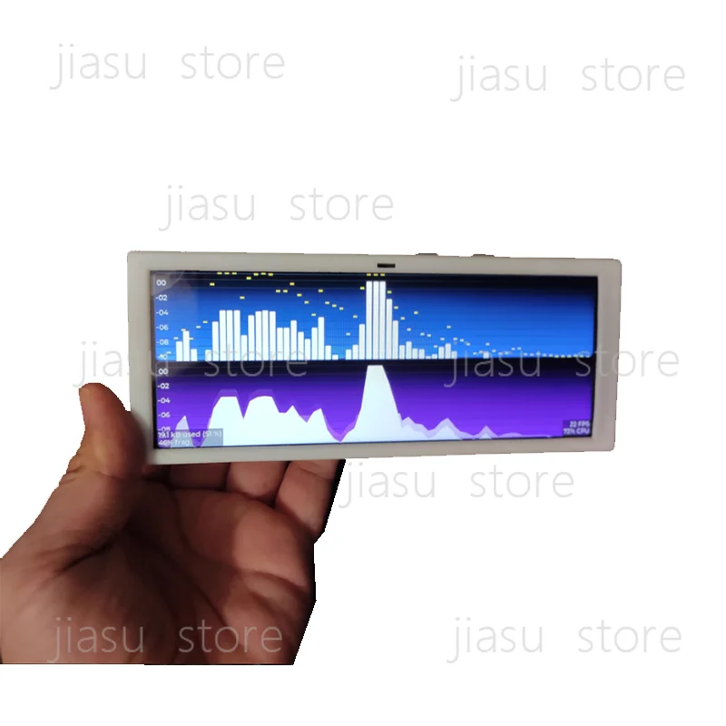 6-inch Voice-activated Music UV Level Meter Spectrum Display Supports HDMI output Type-C 5V