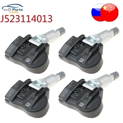 새로운 4 피스 J523114013 TPMS 타이어 압력 센서 Chery Tiggo 3 3X Tiggo 2 Tiggo 5/7, GEELY EC7 / GS / GL GC9 433MHZ 호환