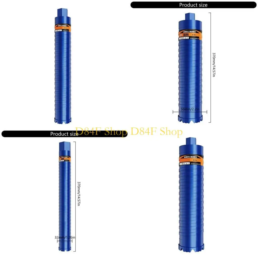 

Буровой наконечник 370мм диамантов открывалки отверстия Д84Ф для применения сухих влажных твердых материалов