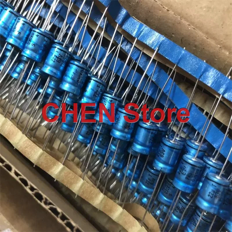 20PCS/lot original BC VISHAY KO030 22UF 63V 8X10MM PH 63V22UF Audio axial capacitor free shipping