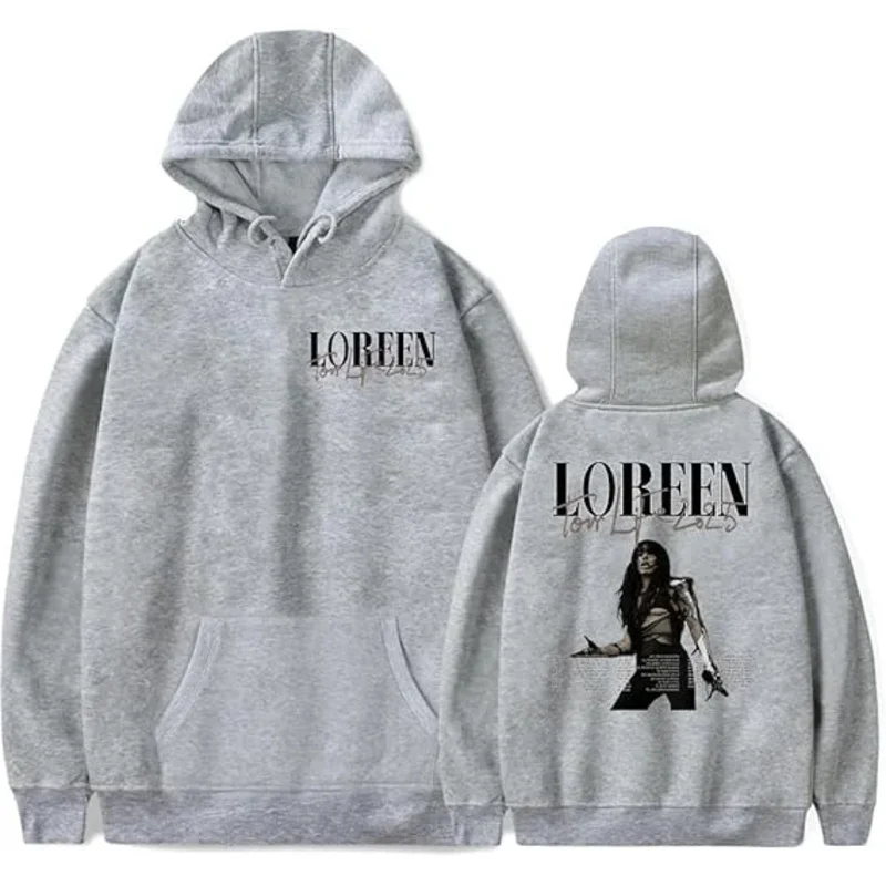 

Толстовка с капюшоном Yiyi LOREEN Tour Life Merch, пуловер с длинными рукавами, толстовка для мужчин и женщин