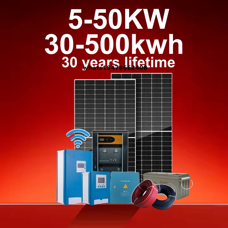 20kw off Grid Tie Solar Panel Energy System Complete for Home With Battery Full Set Energy Storage System