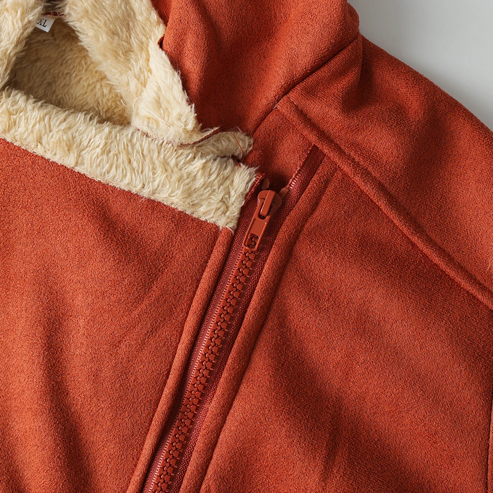 معطف نسائي للخريف والشتاء من Mia Muse لعام 2025 بتصميم مرقع على الموضة اليومية وأكمام طويلة ورقبة على شكل حرف v وسحاب مع حزام #6