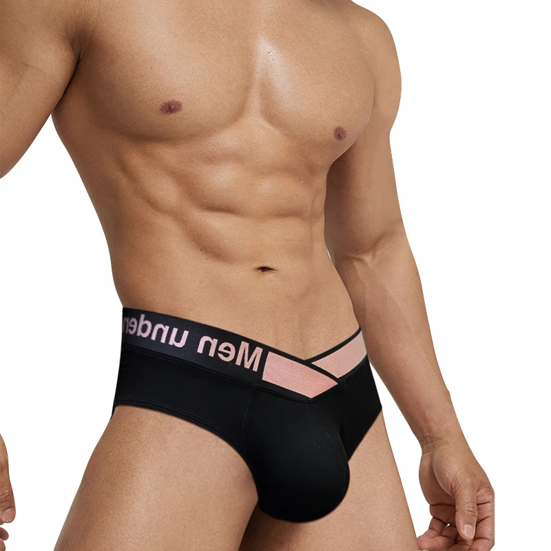 18 Style Modal Men\'s Underwear Sport Comfort Laser Gradient Belt Low Waist High Fork Ropa Interior Hombre Swimming Briefs Sexy