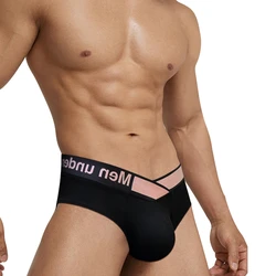 Sexy Male Modal Underwear Men Briefs U Convex Gay Men's Panties Breathable Soft Low Waist Mens Brief Cueca Ropa Interior Hombre