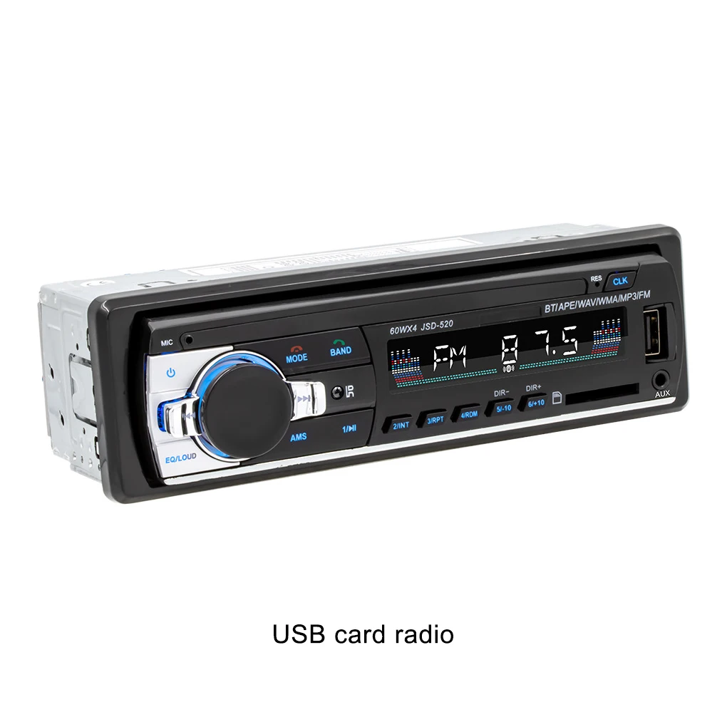 ABS High Power Truck USBTFCard Reader Handsfree Car Bluetooth MP3 Player With Multi-Frequency FM