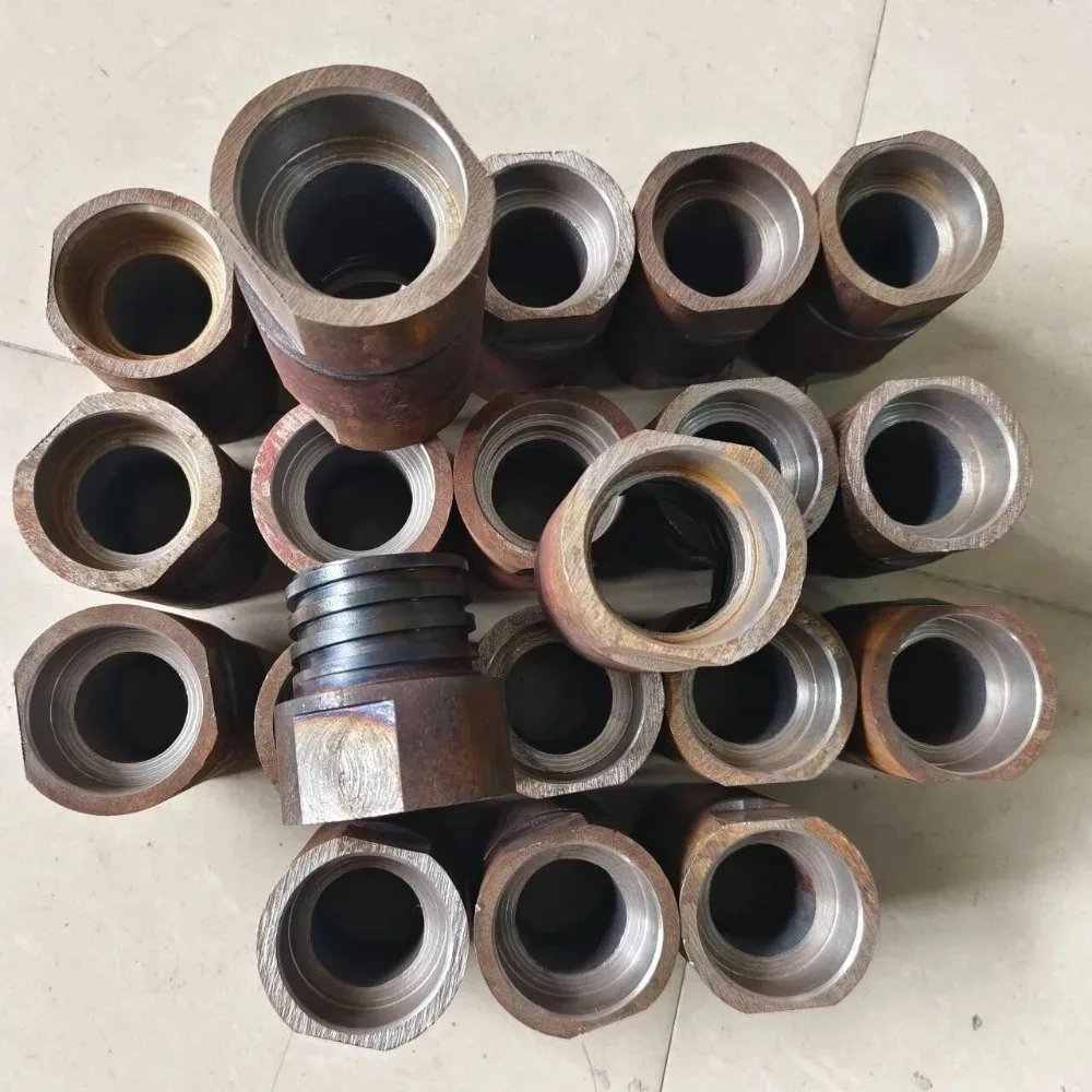 Drilling rod joint rural small water well machine rod pipe joint 25/32/42/50/60/70/75 water drill rod joint
