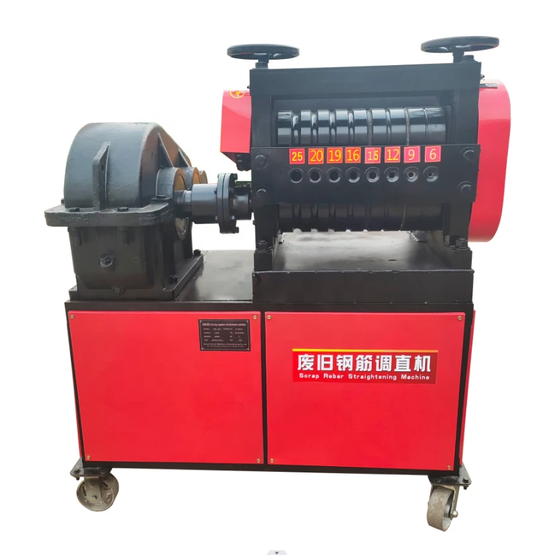 6-25mm Used Rebar Straightening Machine 25mm Scrap Steel Bar Rebar Rod Straightening Machine for Sale