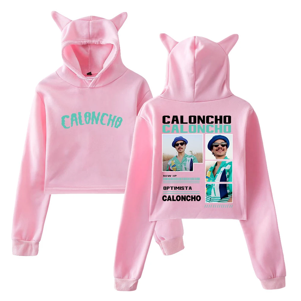 

GF Caloncho толстовка женская кошачьи уши толстовки с капюшоном укороченный топ с длинными рукавами женская винтажная одежда