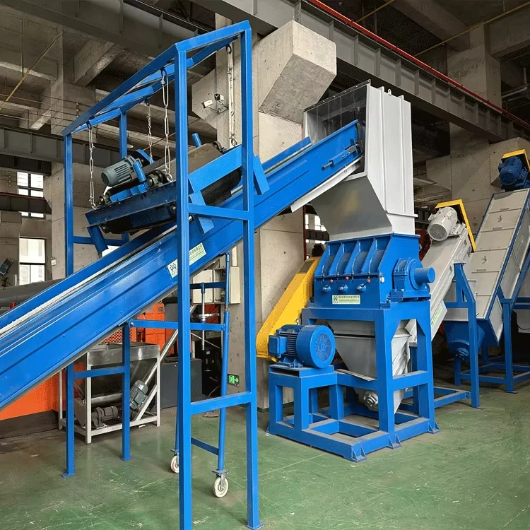 High Efficiency Full Automatic Plastic Recycling Washing Line For PE PP Film