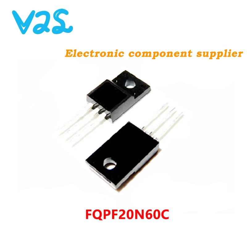 (10pcs) 100% New FQPF20N60C TO220F FQPF20N60 20N60C 20N60 TO-220F TO-220